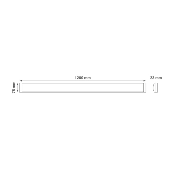 LED svjetiljka Green Tech, 36W, 3CCT, IP40, 120 cm podgradna - PF-36W-3CCT - Slika 4