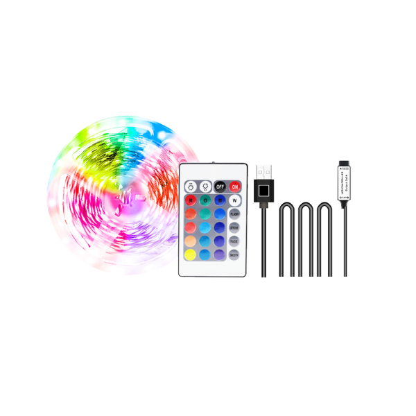 RGB LED TRAKA 1M USB S KONTROLEROM 7,2W/M - Slika 4
