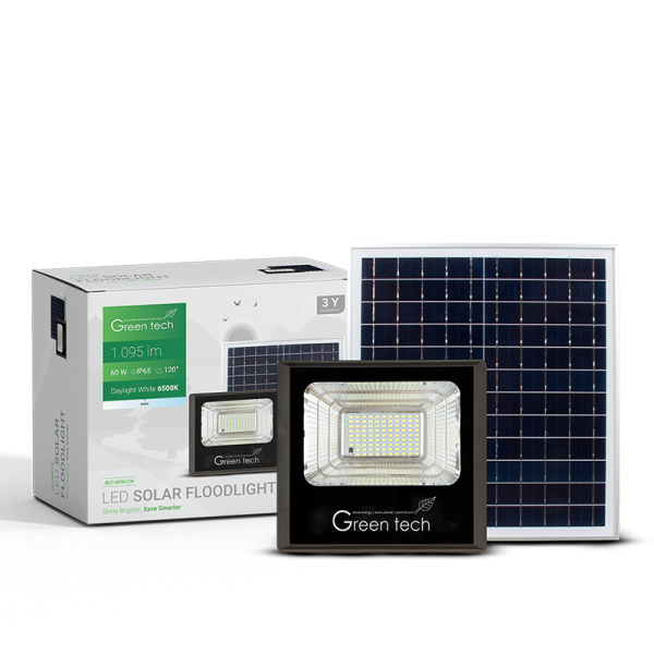 Solarni led reflektor 60w 6000k